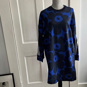 ADIDAS /MARIMEKKO PRINT SPORTSWEAR MIDI DRESS